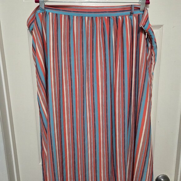 Modcloth - Midi Stripe Chiffon Skirt - Picture 1 of 3